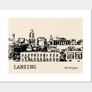 Lansing Michigan Posters and Art